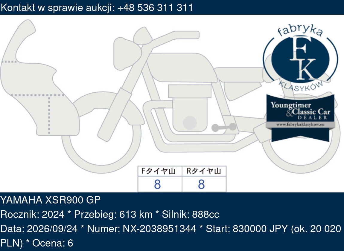 YAMAHA XSR900 GP 2024 - zdjęcie 2