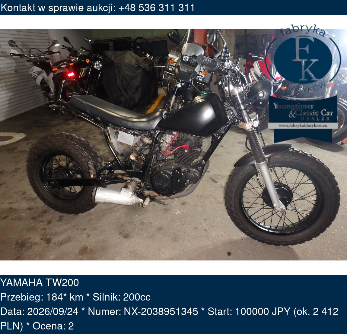 YAMAHA TW200  - zdjęcie 2