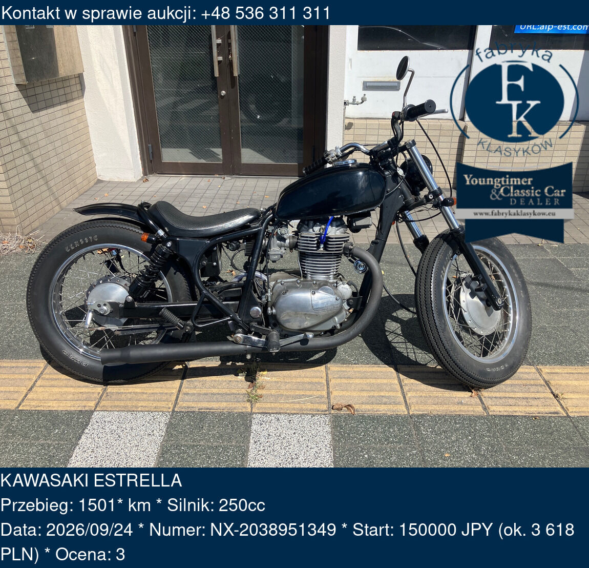 KAWASAKI ESTRELLA - zdjęcie 2
