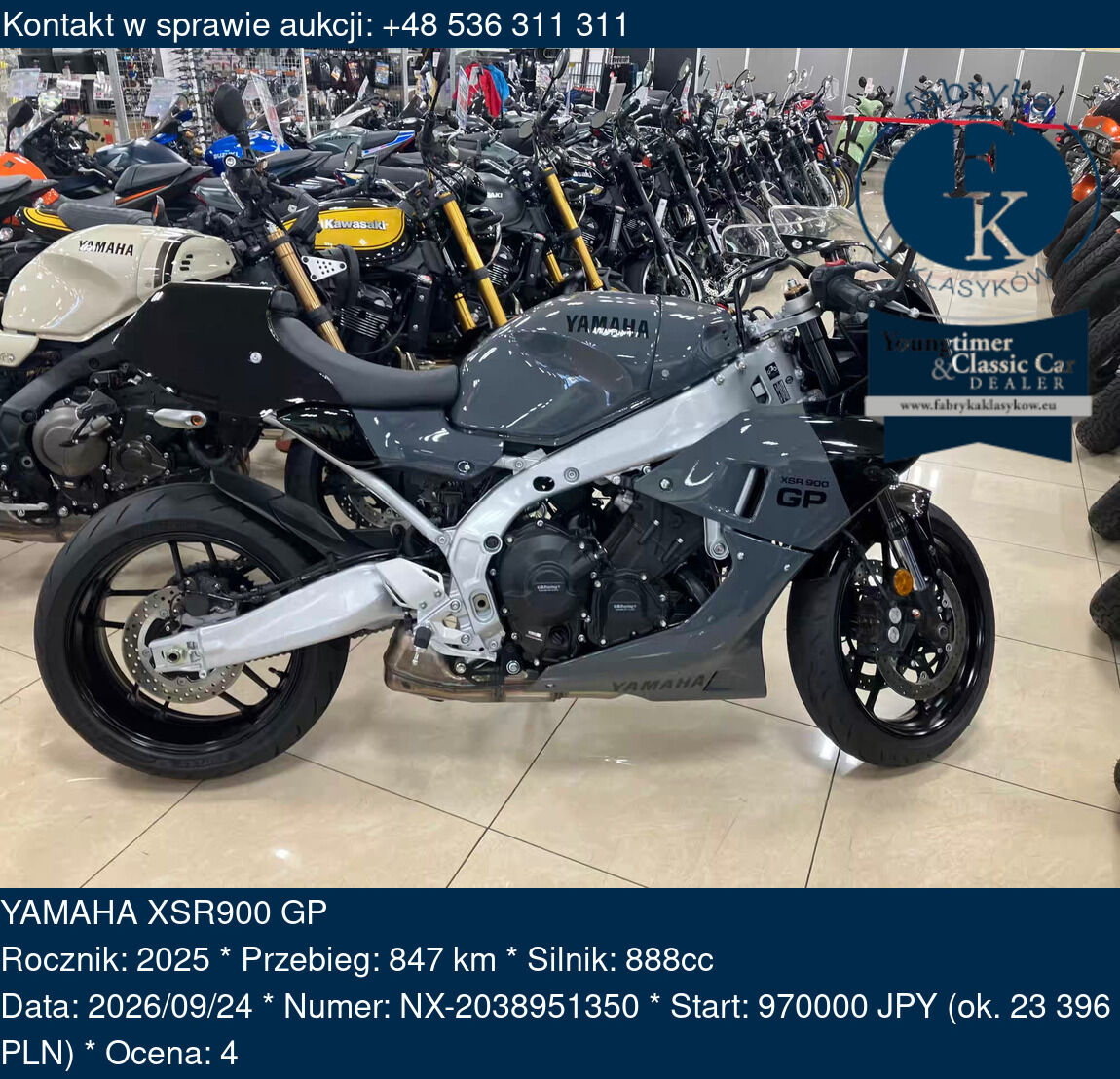 YAMAHA XSR900 GP 2025 - zdjęcie 2