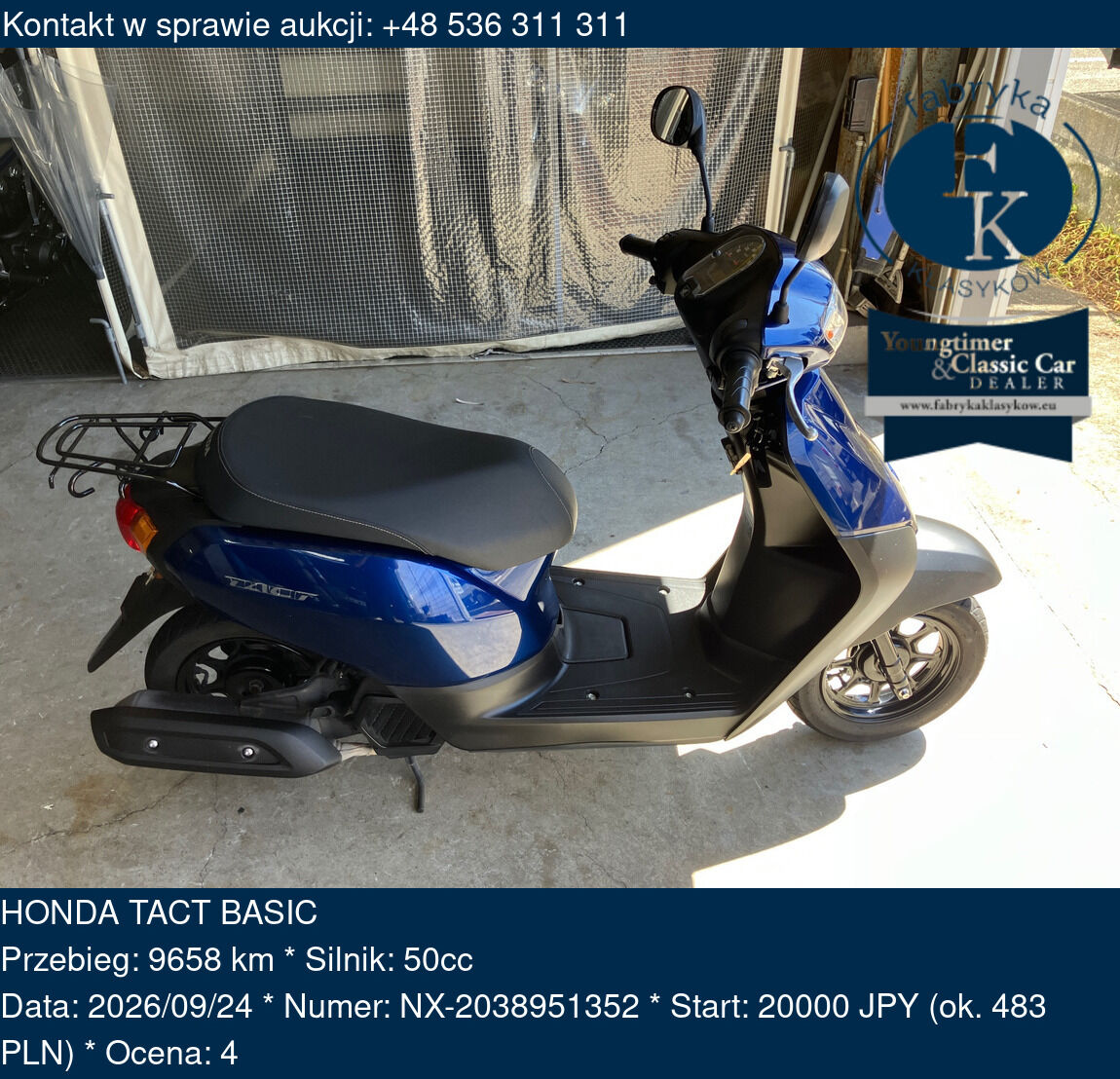HONDA TACT BASIC  - zdjęcie 2