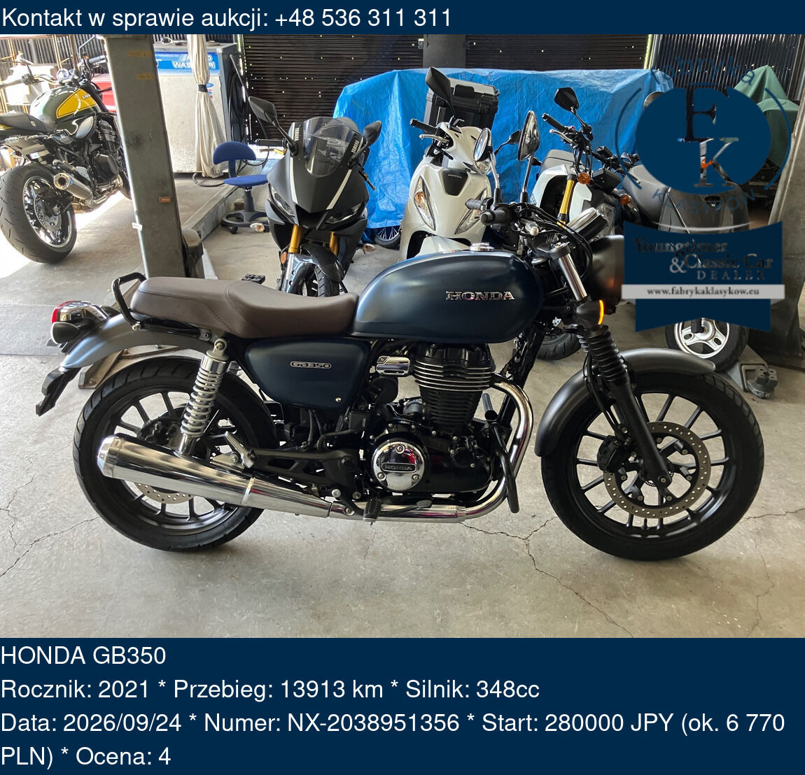 HONDA GB350 2021 - zdjęcie 2