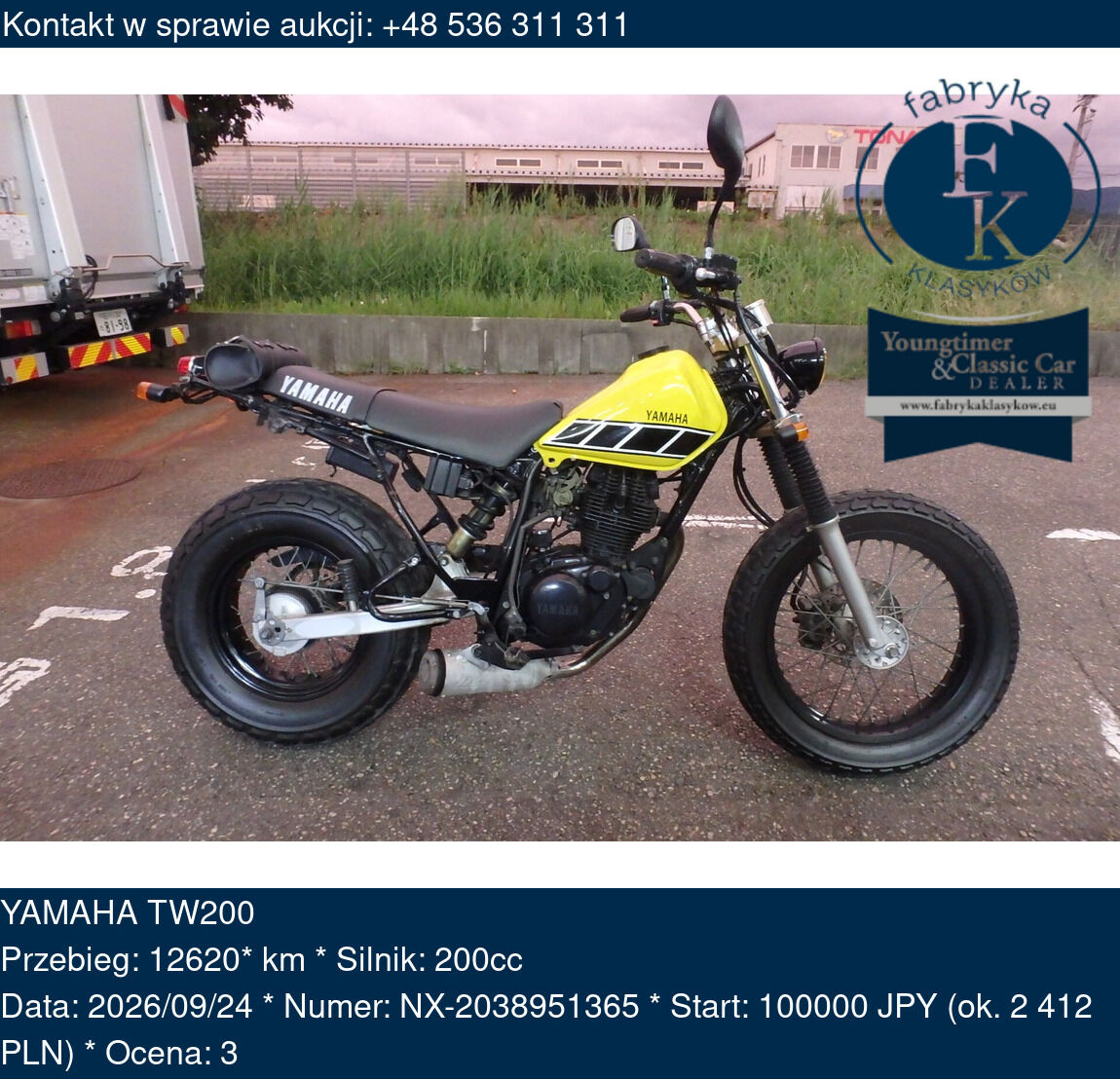 YAMAHA TW200  - zdjęcie 2