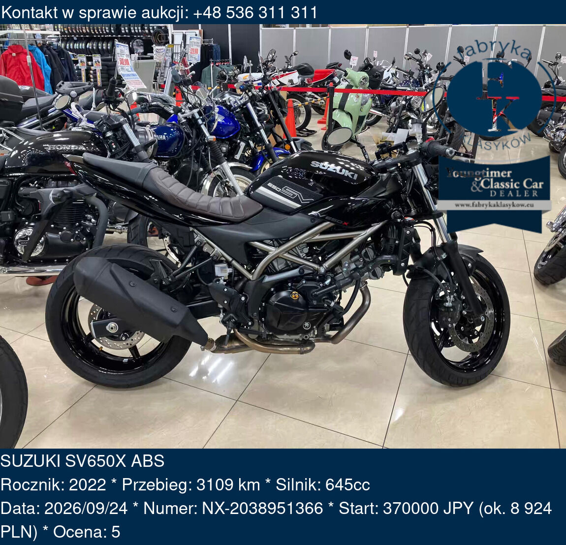 SUZUKI SV650X ABS 2022 - zdjęcie 2
