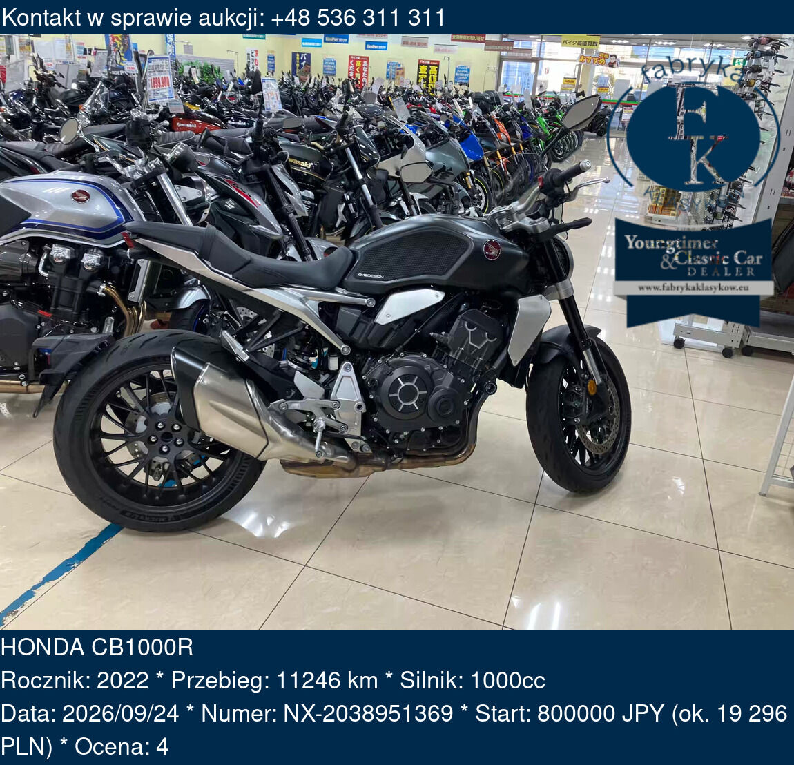 HONDA CB1000R 2022 - zdjęcie 2
