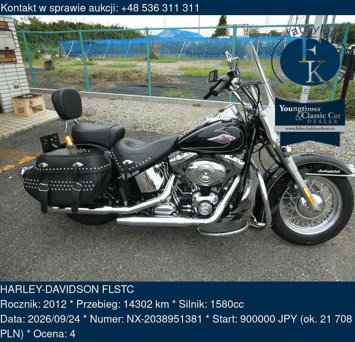 HARLEY-DAVIDSON FLSTC 2012 - zdjęcie 2