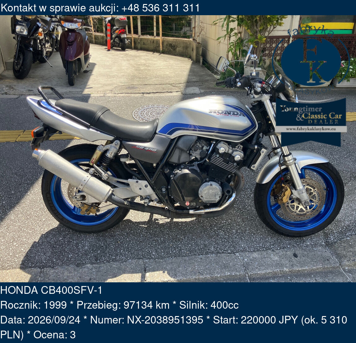 HONDA CB400SFV-1 1999 - zdjęcie 2