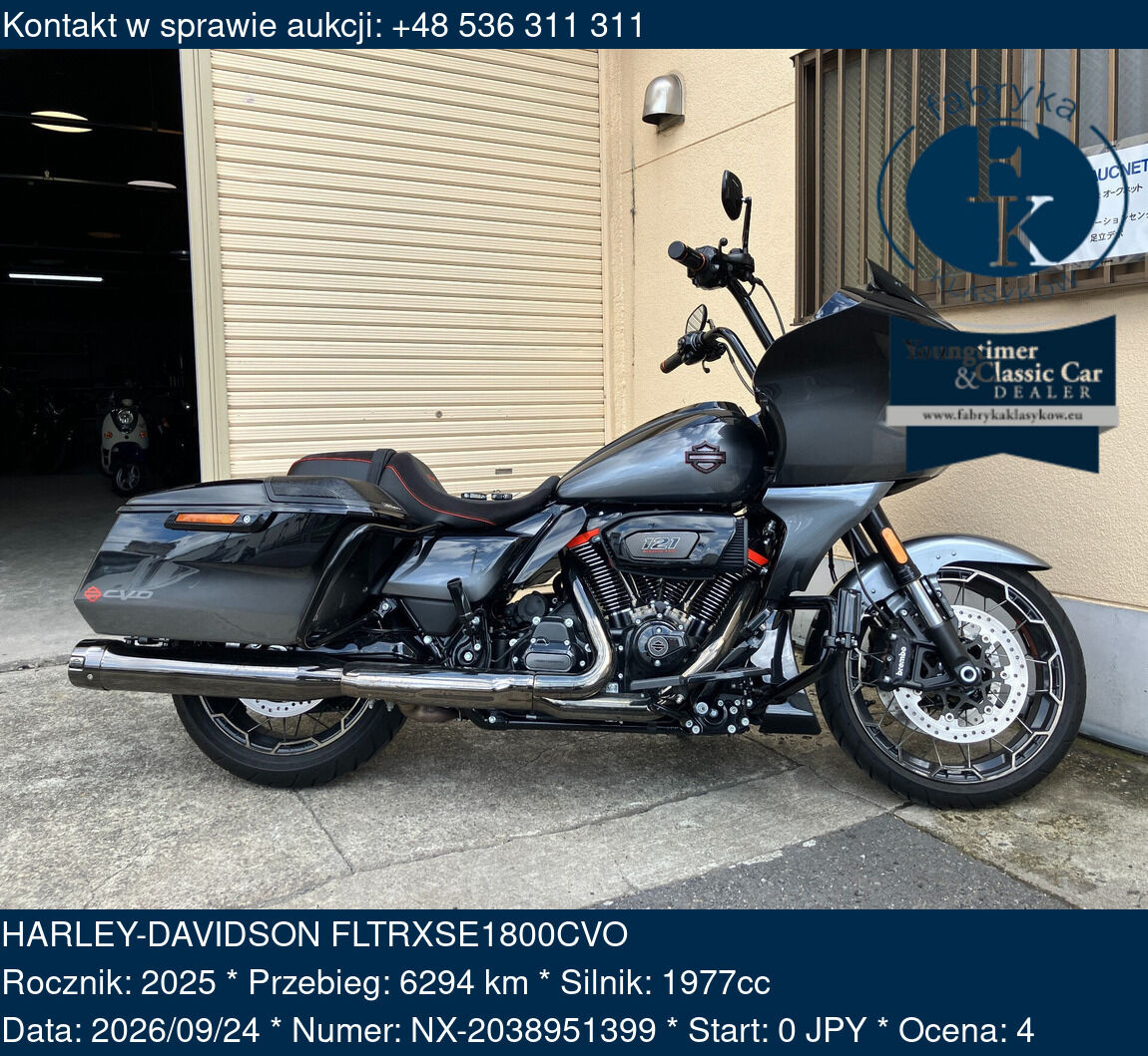 HARLEY-DAVIDSON FLTRXSE1800CVO 2025 - zdjęcie 2