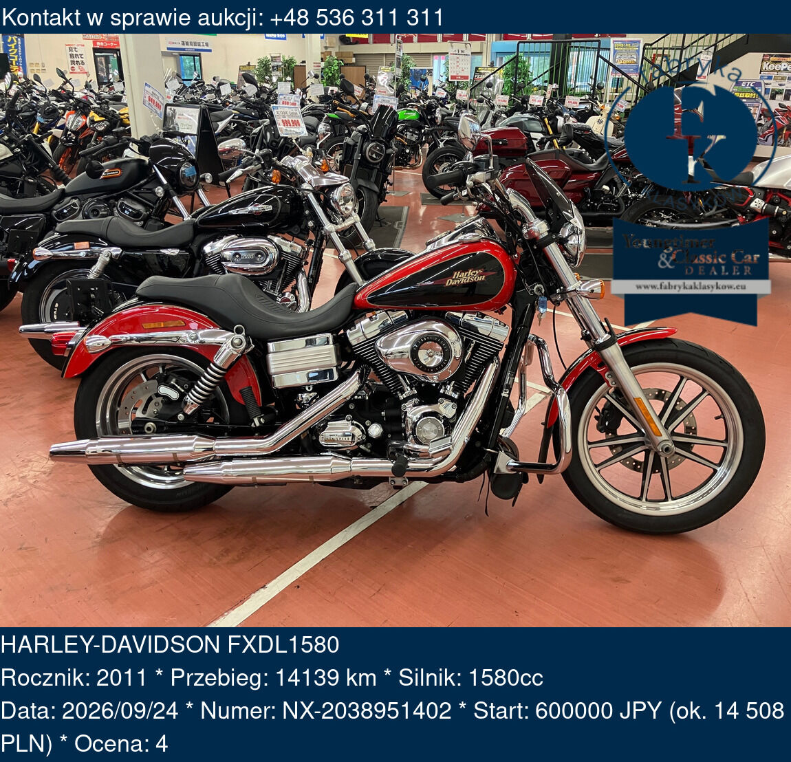 HARLEY-DAVIDSON FXDL1580 2011 - zdjęcie 2