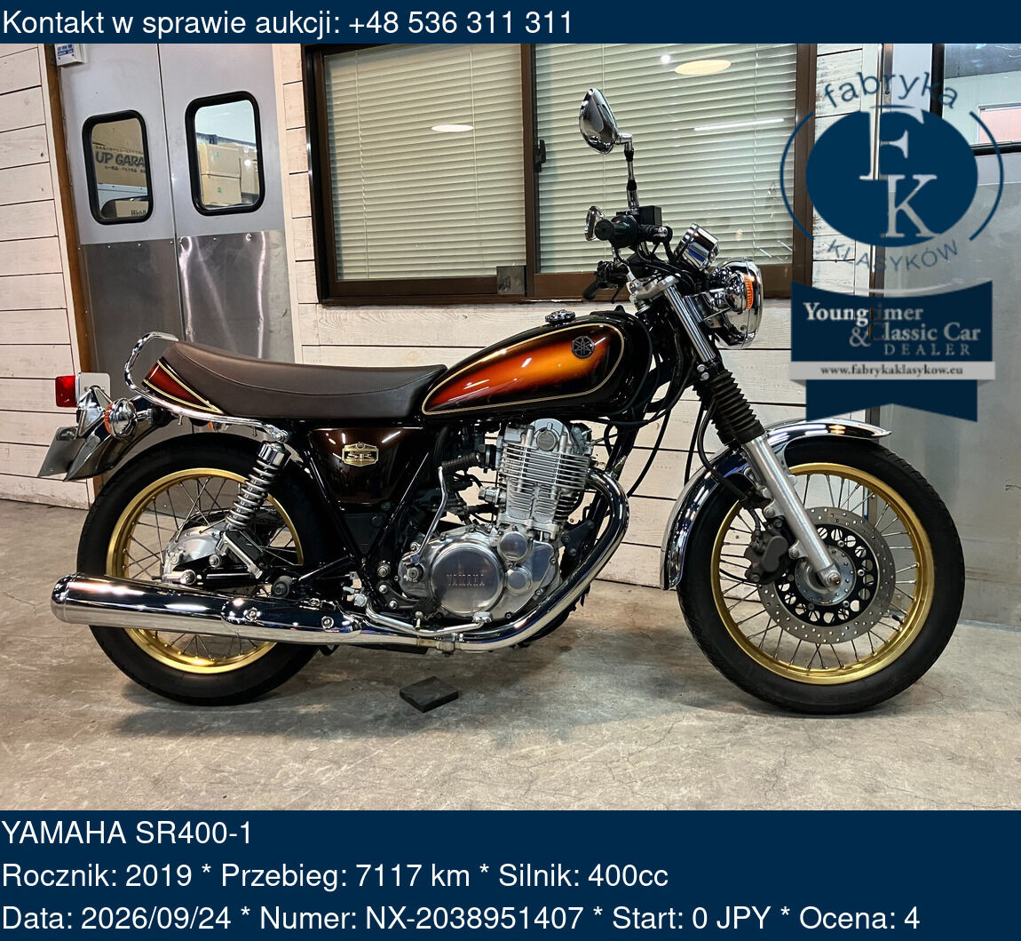 YAMAHA SR400-1 2019 - zdjęcie 2