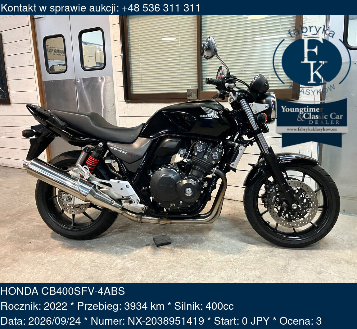 HONDA CB400SFV-4ABS 2022 - zdjęcie 2