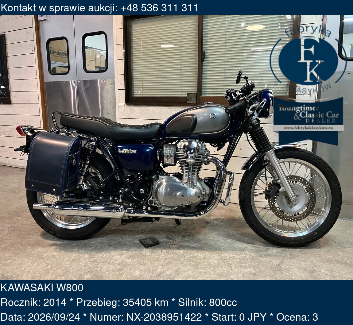 KAWASAKI W800 2014 - zdjęcie 2