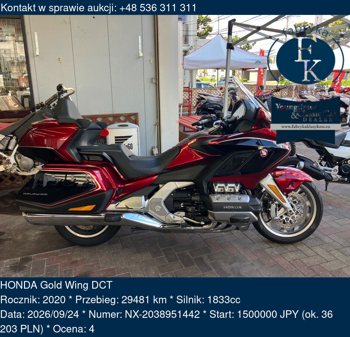 HONDA Gold Wing DCT 2020 - zdjęcie 2