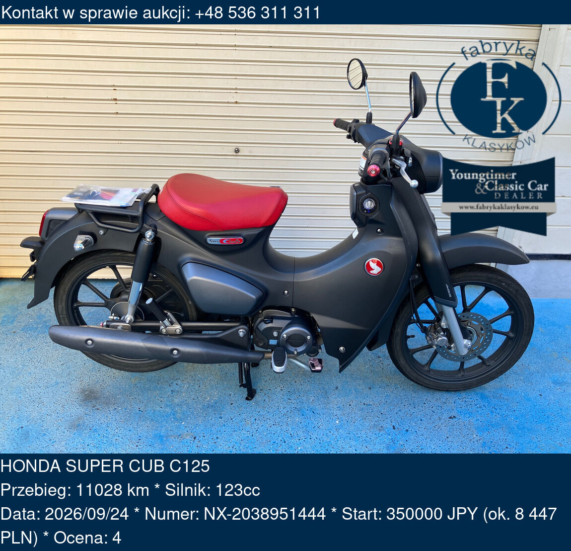 HONDA SUPER CUB C125  - zdjęcie 2