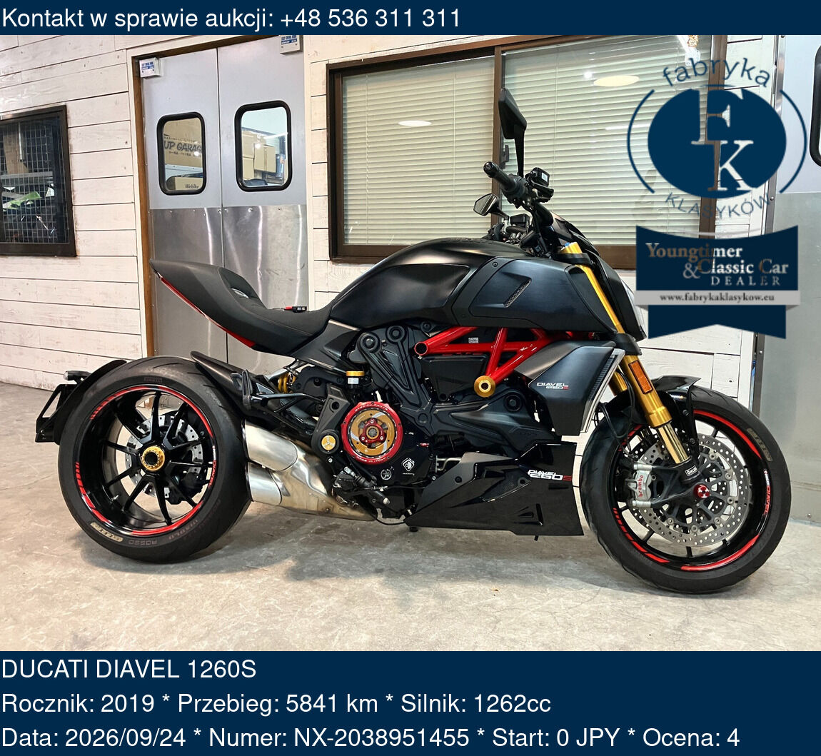 DUCATI DIAVEL 1260S 2019 - zdjęcie 2