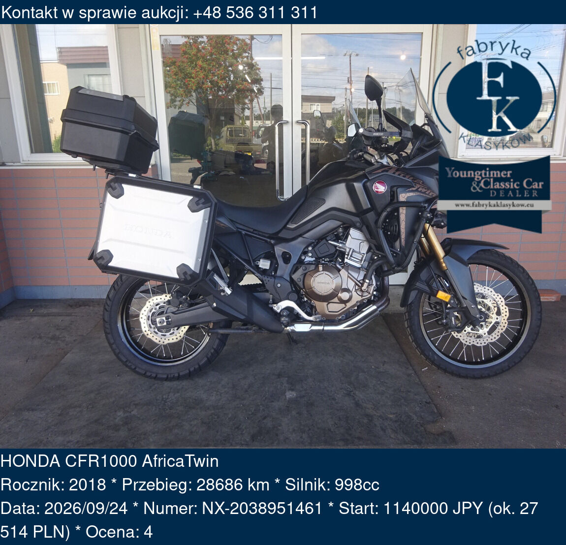 HONDA CFR1000 AfricaTwin 2018 - zdjęcie 2