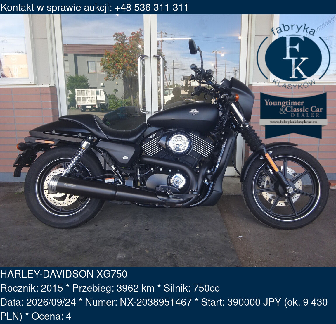 HARLEY-DAVIDSON XG750 2015 - zdjęcie 2