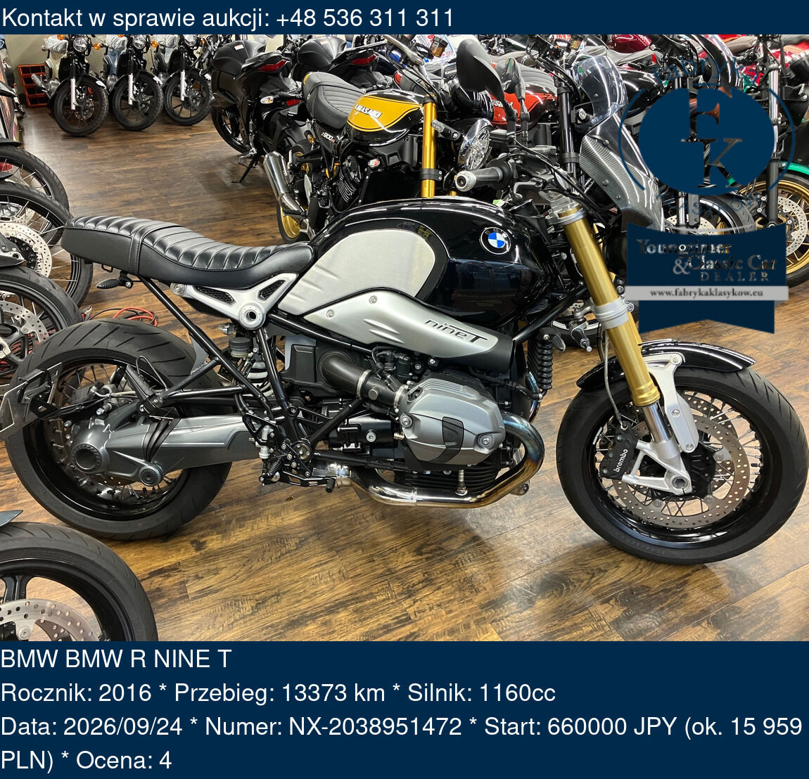 BMW BMW R NINE T 2016 - zdjęcie 2