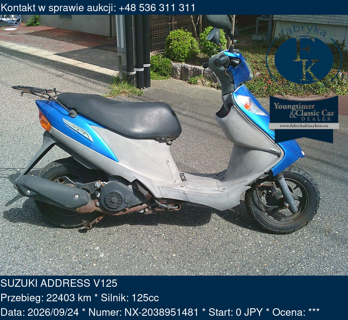 SUZUKI ADDRESS V125  - zdjęcie 2