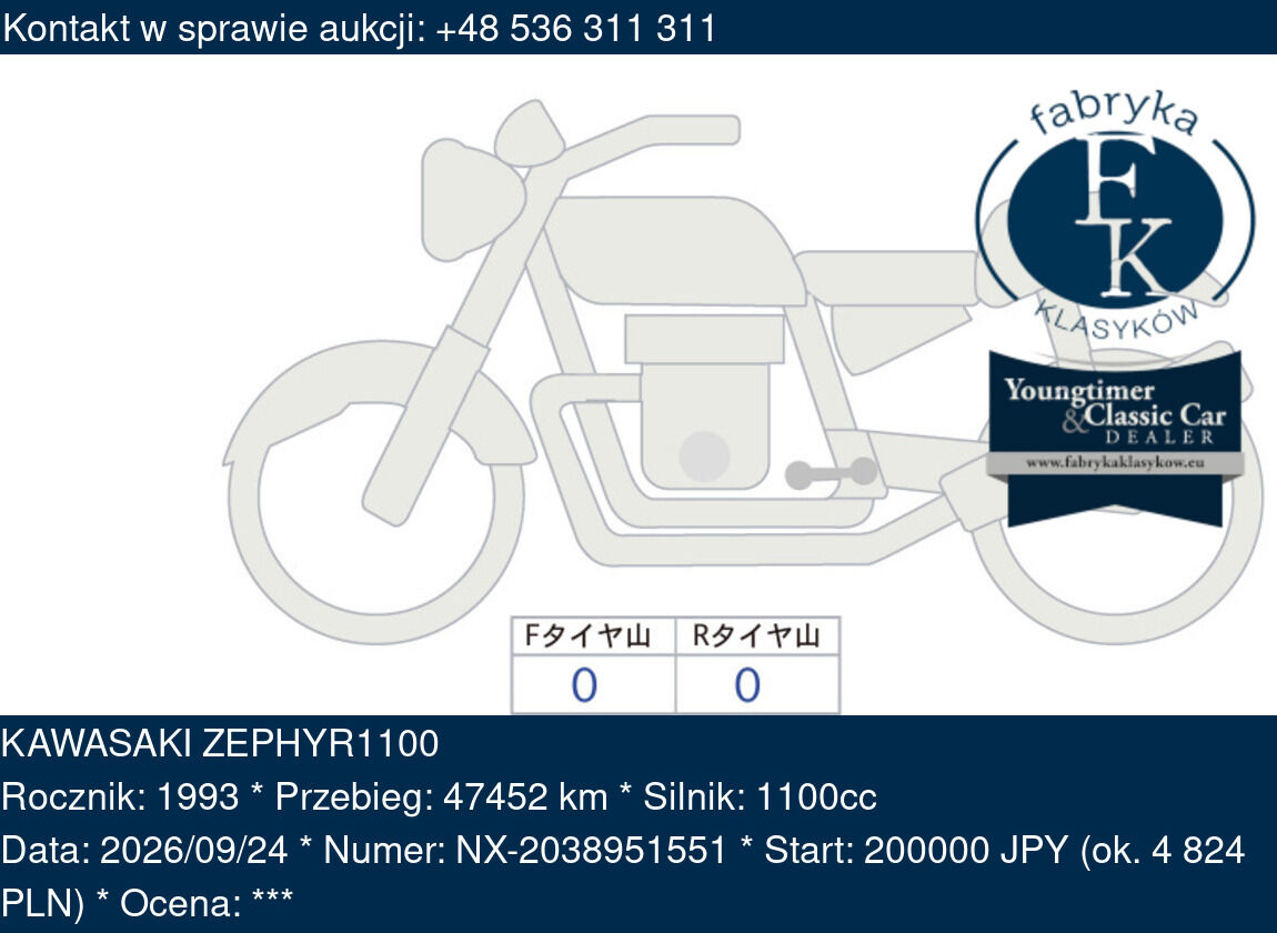 KAWASAKI ZEPHYR1100 1993 - zdjęcie 2