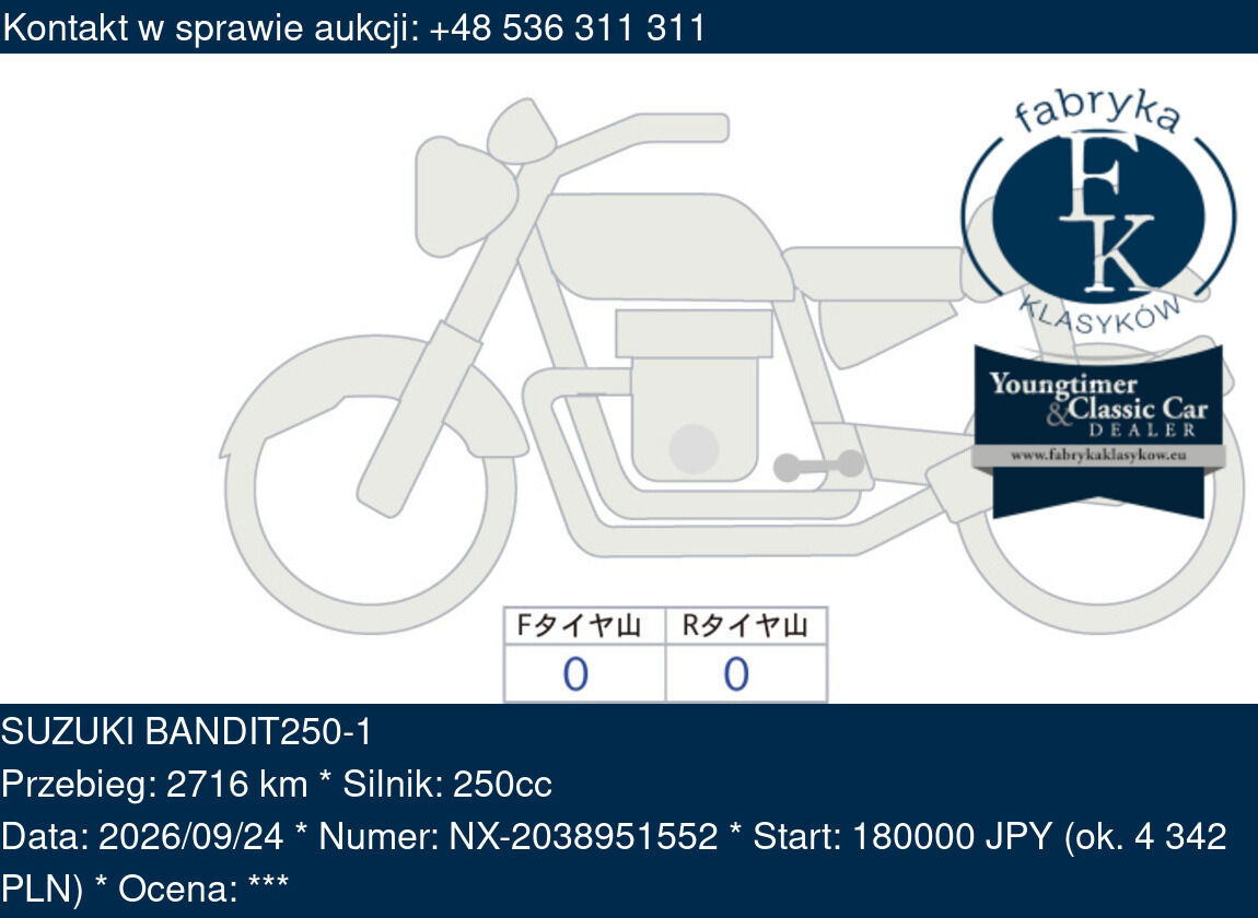 SUZUKI BANDIT250-1  - zdjęcie 2