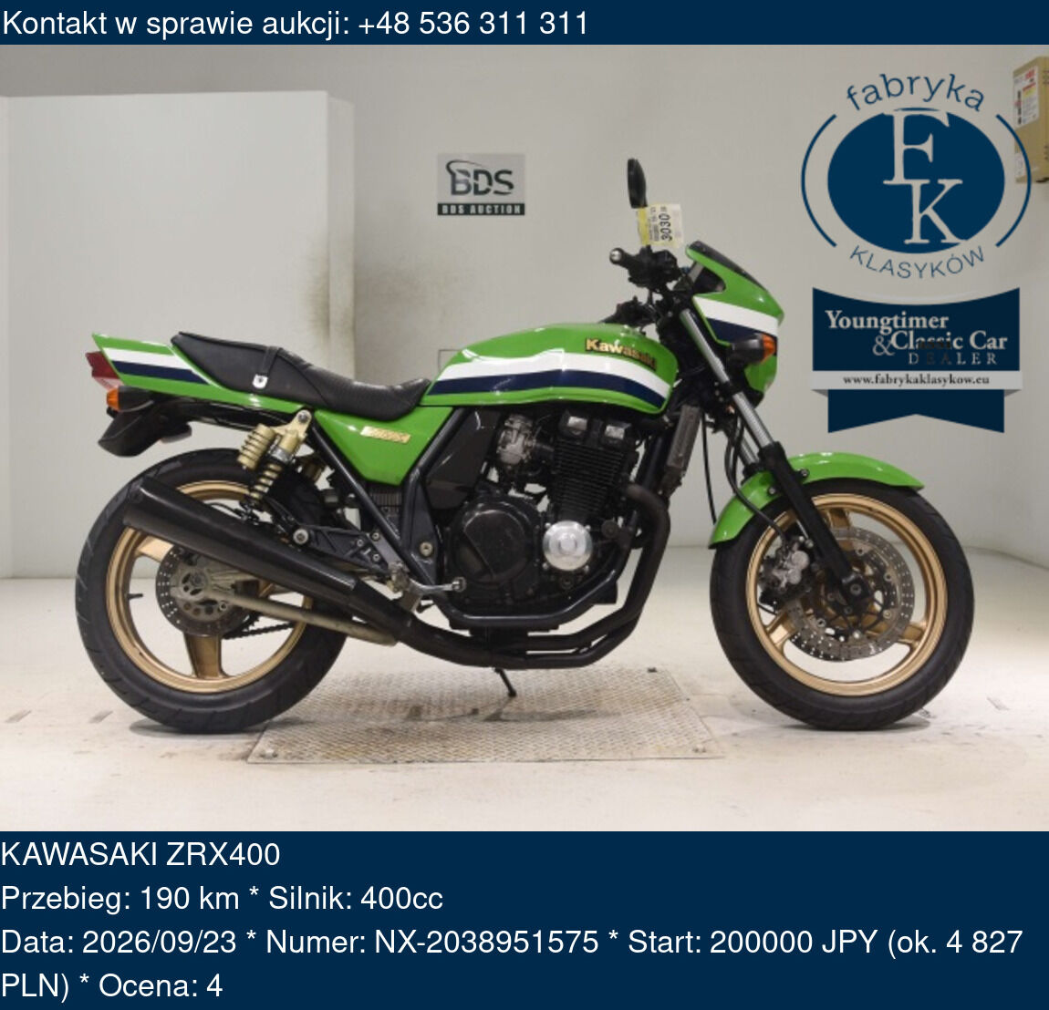 KAWASAKI ZRX400  - zdjęcie 2