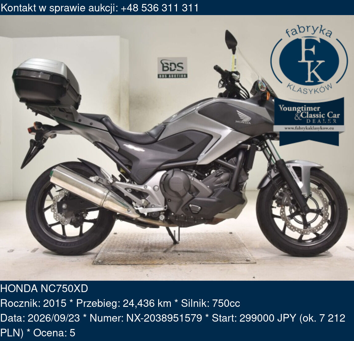 HONDA NC750XD 2015 - zdjęcie 2