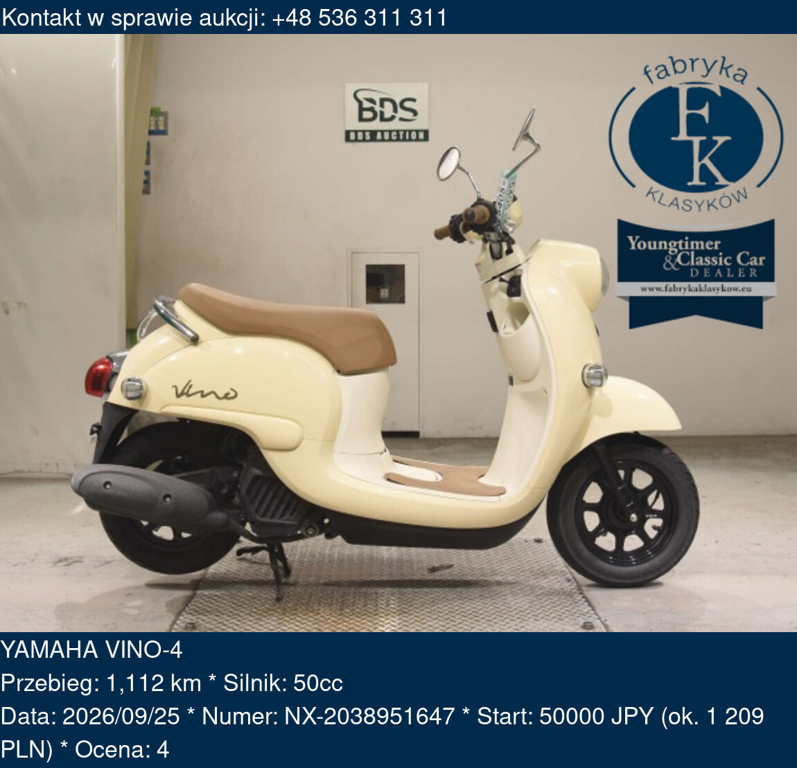 YAMAHA VINO-4  - zdjęcie 2
