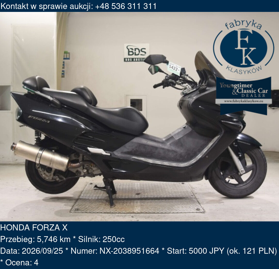 HONDA FORZA X  - zdjęcie 2
