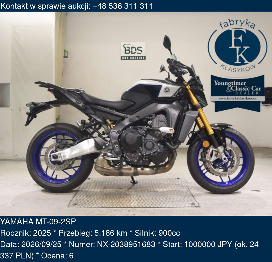 YAMAHA MT-09-2SP 2025 - zdjęcie 2