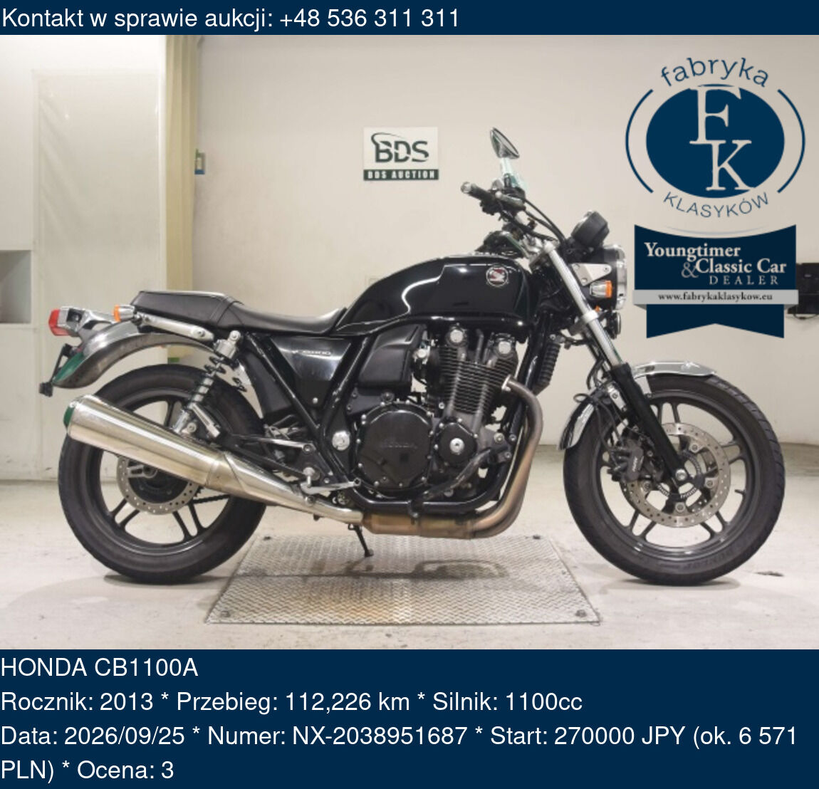 HONDA CB1100A 2013 - zdjęcie 2