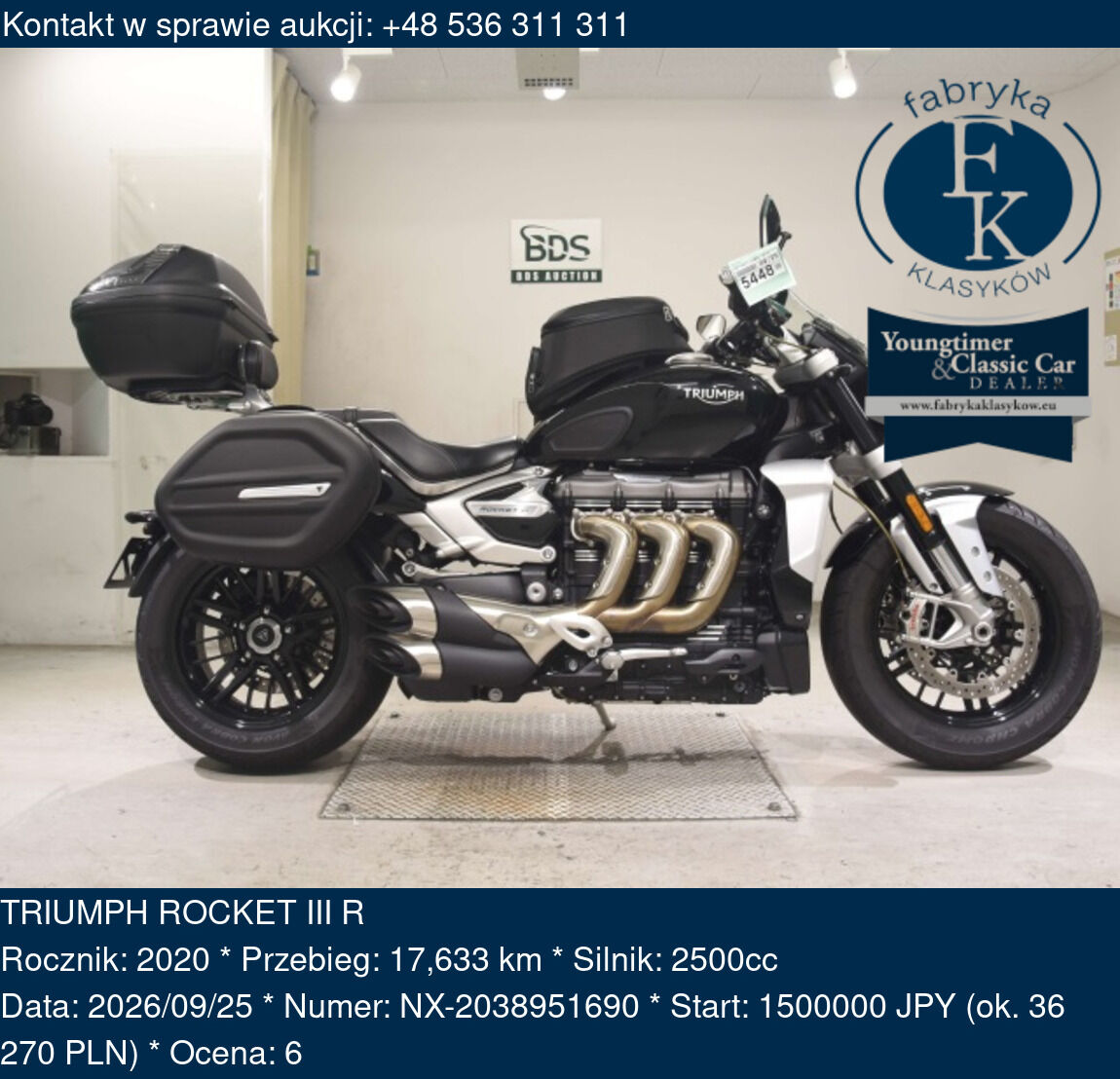 TRIUMPH ROCKET III R 2020 - zdjęcie 2
