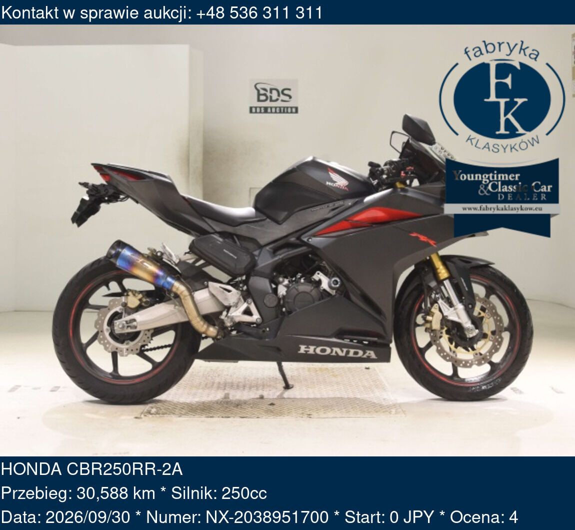 HONDA CBR250RR-2A  - zdjęcie 2