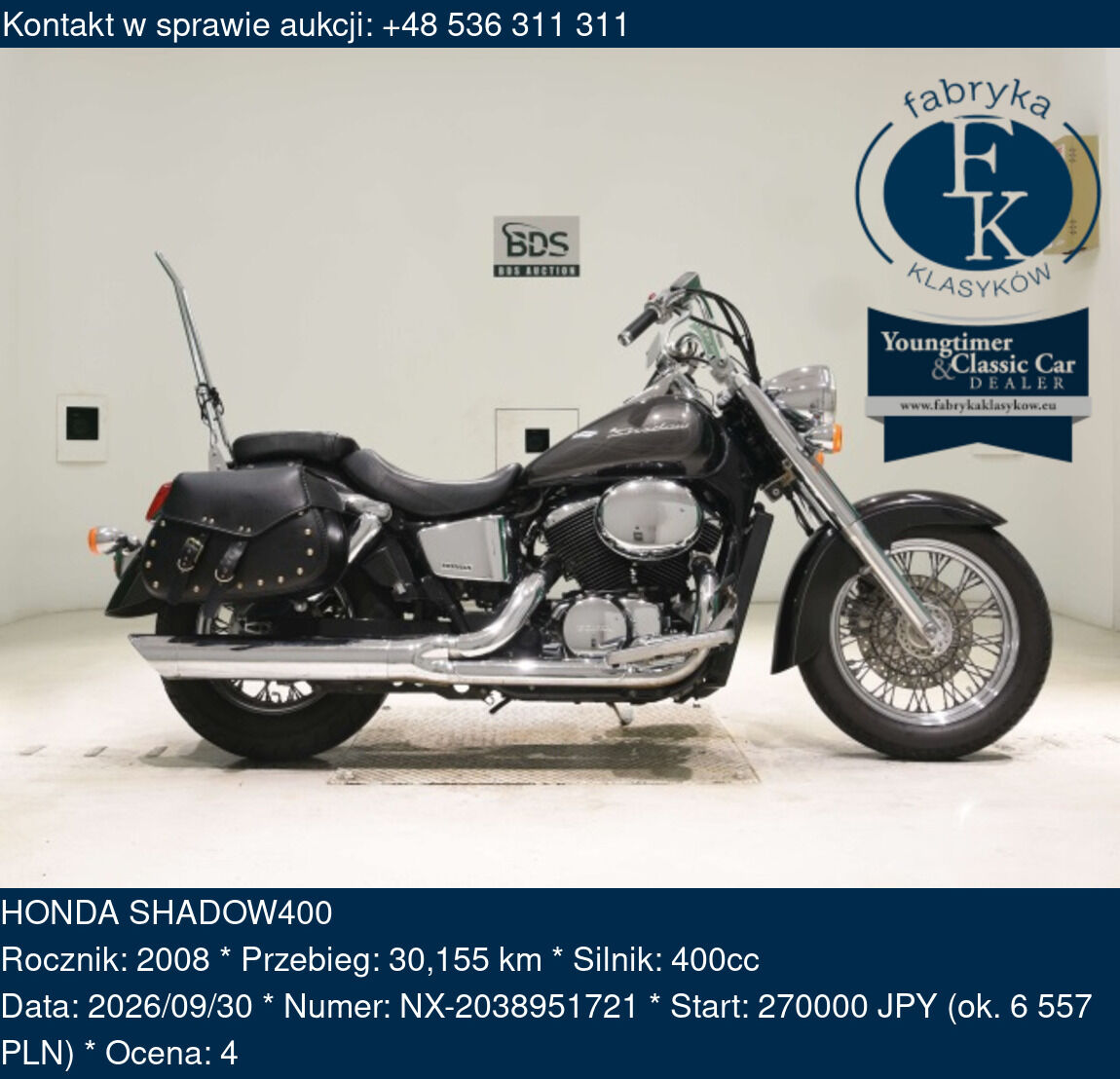 HONDA SHADOW400 2008 - zdjęcie 2