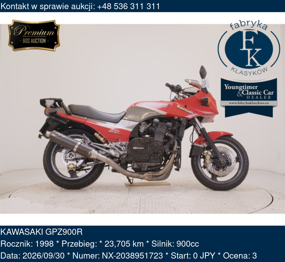 KAWASAKI GPZ900R 1998 - zdjęcie 2