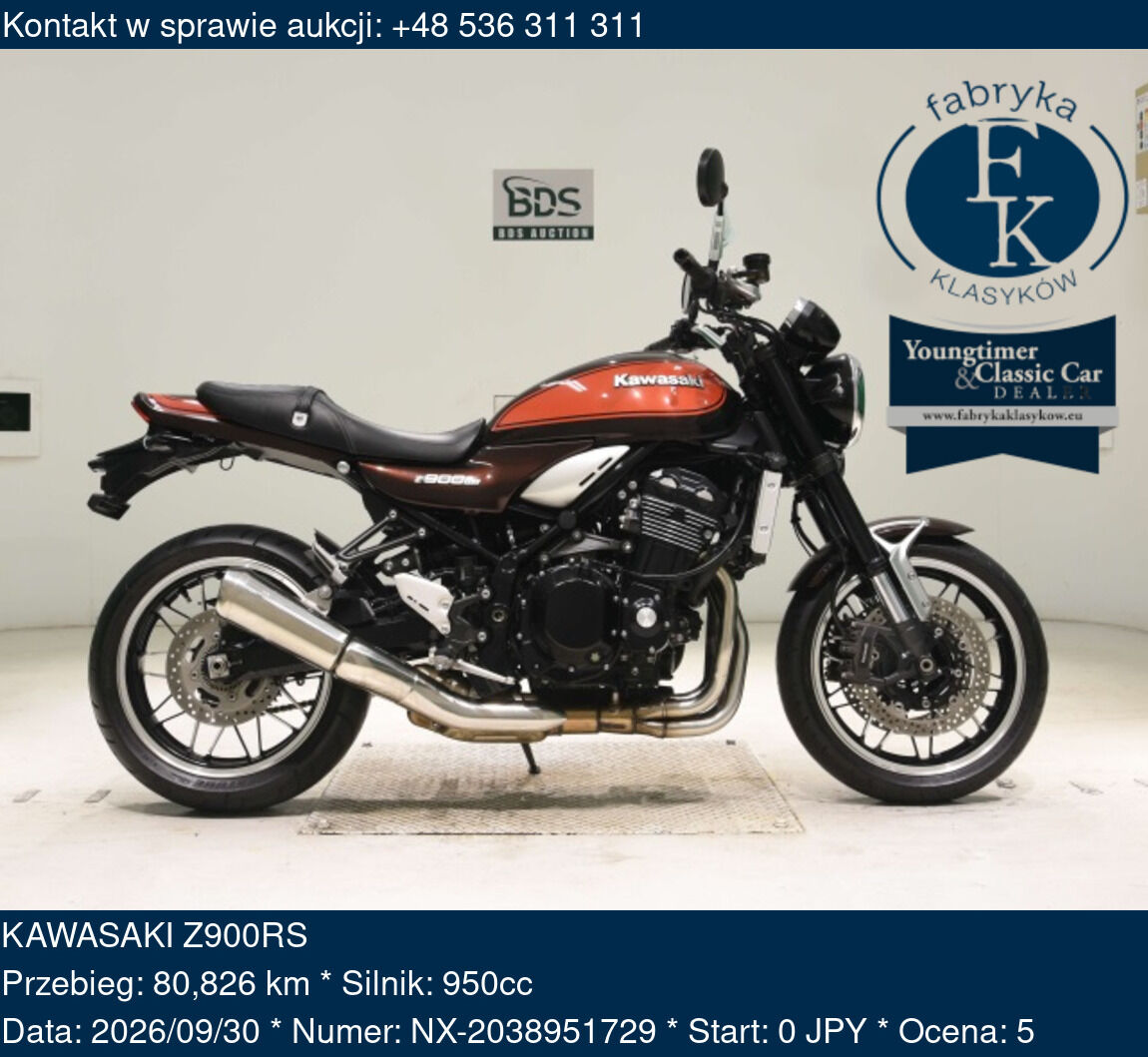 KAWASAKI Z900RS  - zdjęcie 2