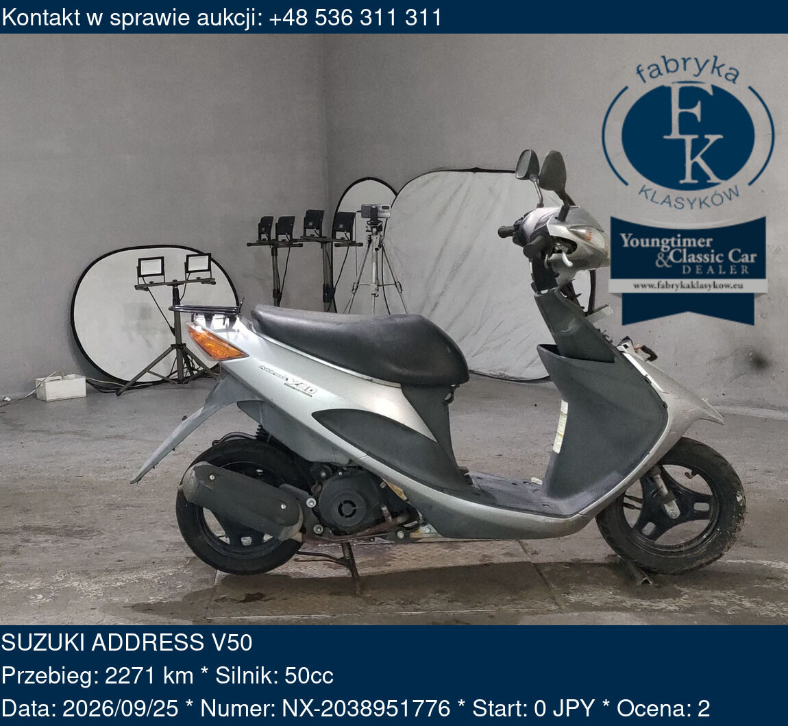 SUZUKI ADDRESS V50  - zdjęcie 2