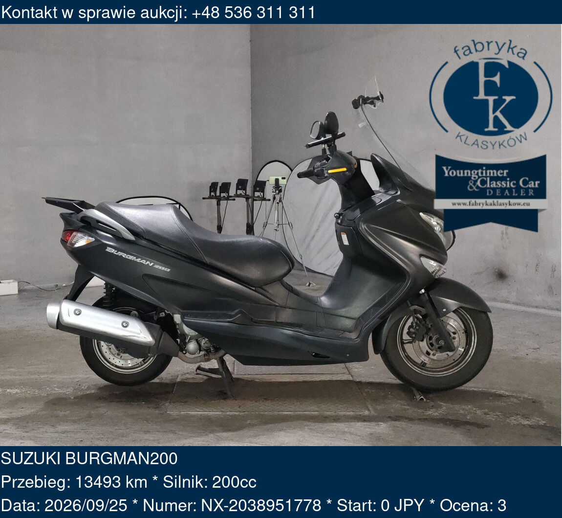 SUZUKI BURGMAN200  - zdjęcie 2