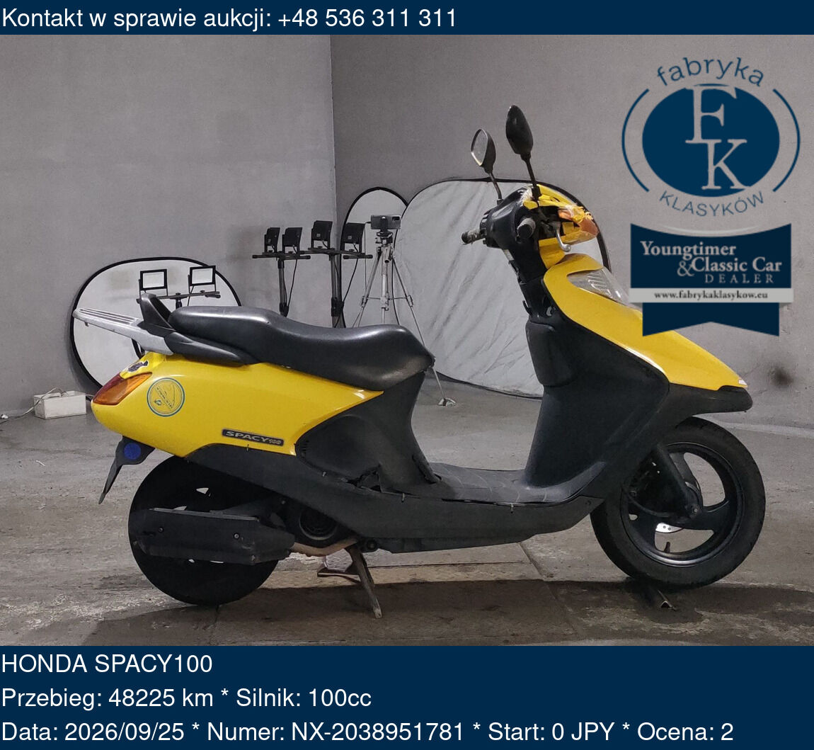 HONDA SPACY100  - zdjęcie 2