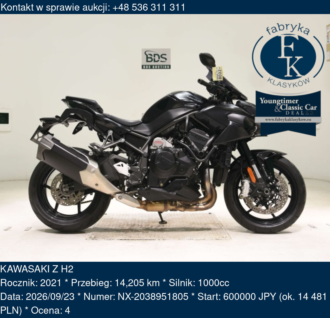 KAWASAKI Z H2 2021 - zdjęcie 2