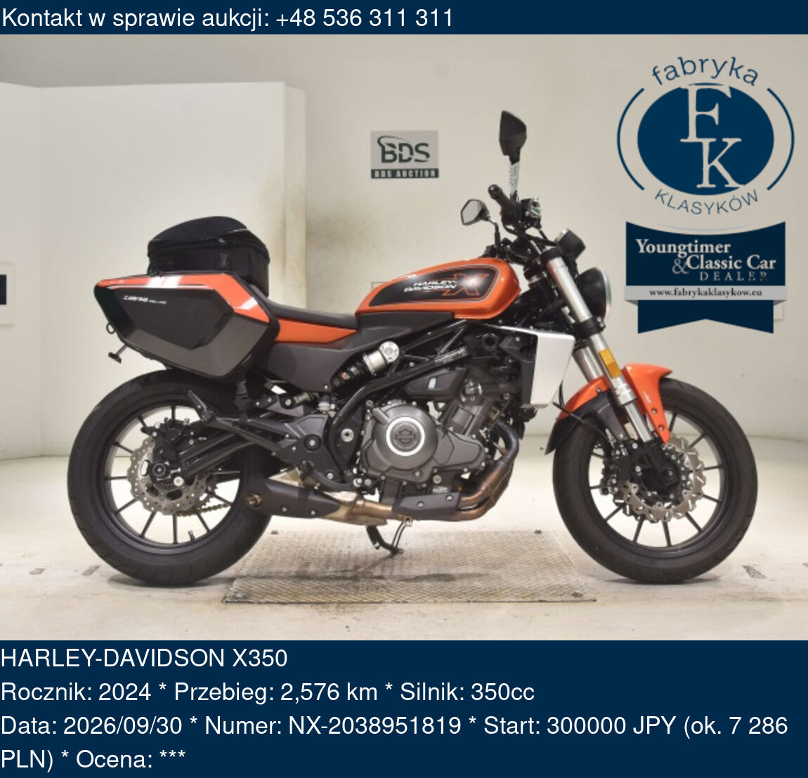 HARLEY-DAVIDSON X350 2024 - zdjęcie 2