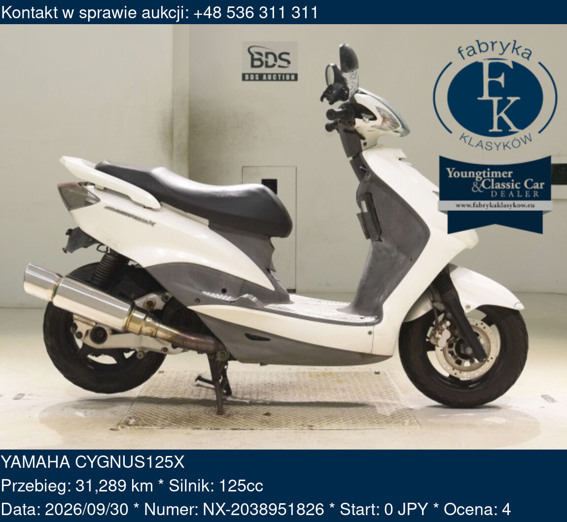 YAMAHA CYGNUS125X  - zdjęcie 2