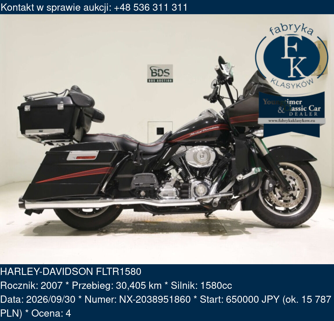 HARLEY-DAVIDSON FLTR1580 2007 - zdjęcie 2