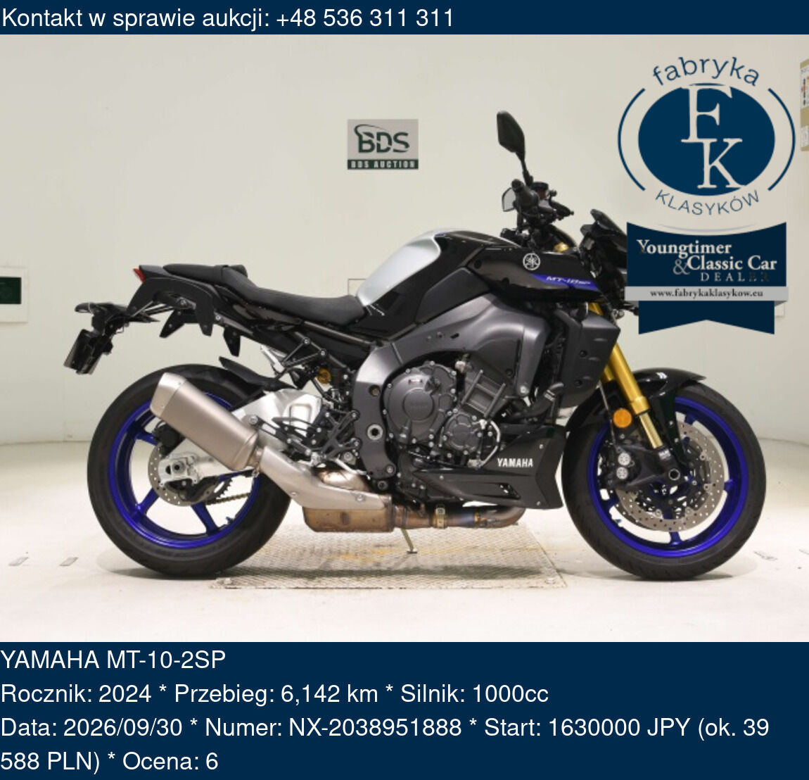YAMAHA MT-10-2SP 2024 - zdjęcie 2