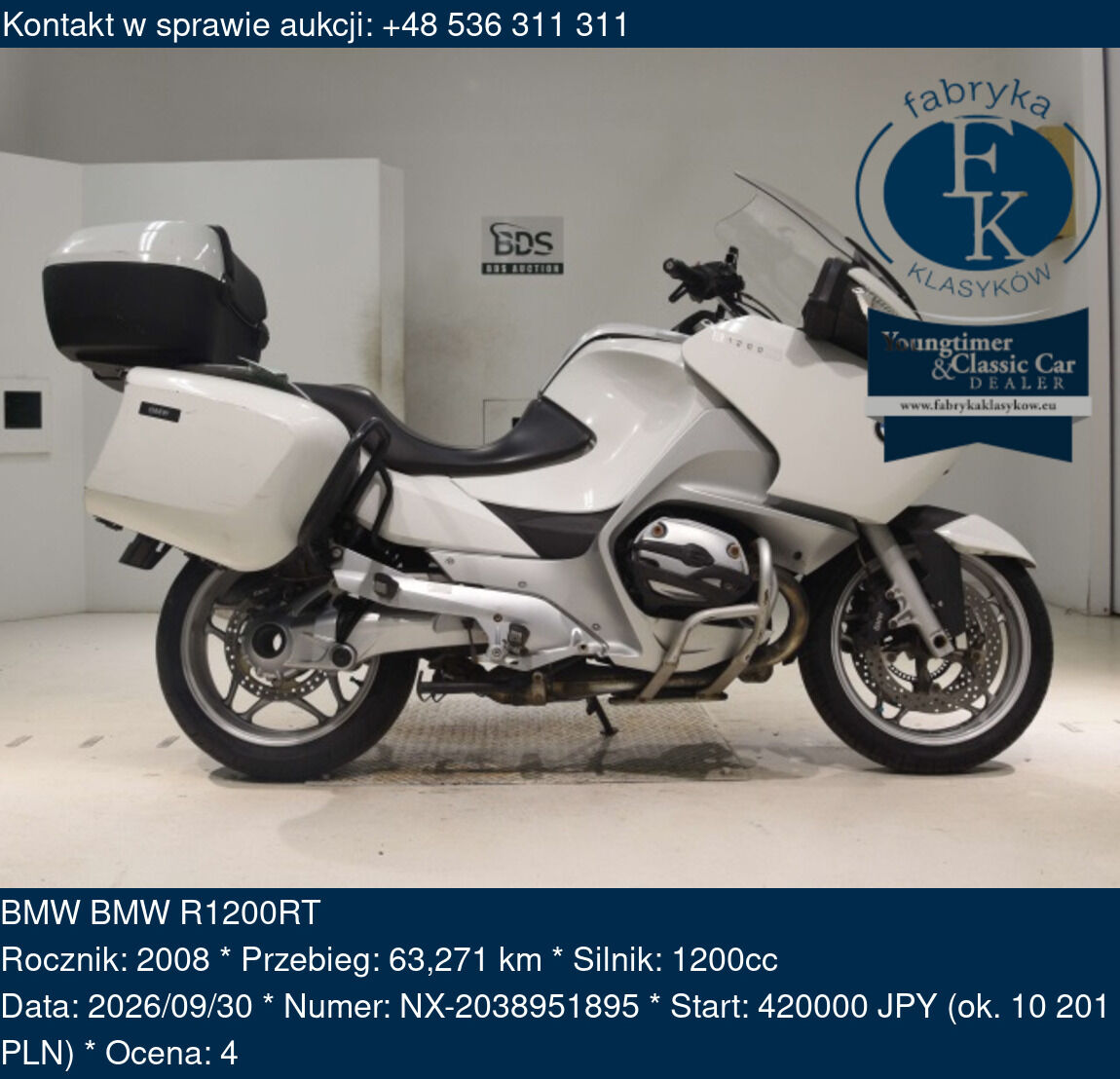 BMW BMW R1200RT 2008 - zdjęcie 2