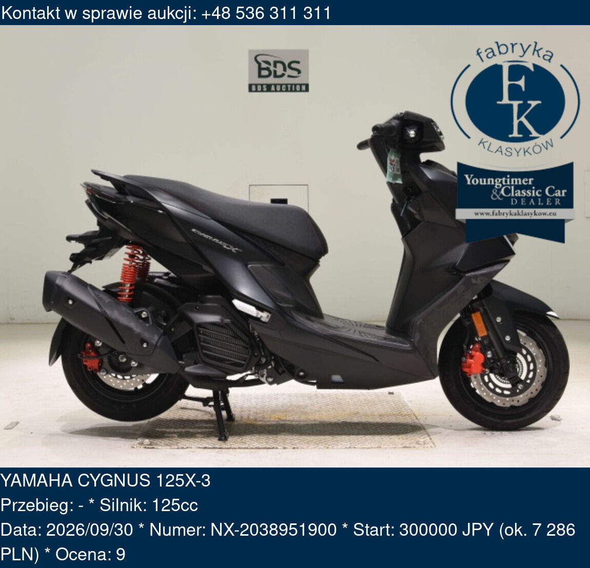 YAMAHA CYGNUS 125X-3  - zdjęcie 2