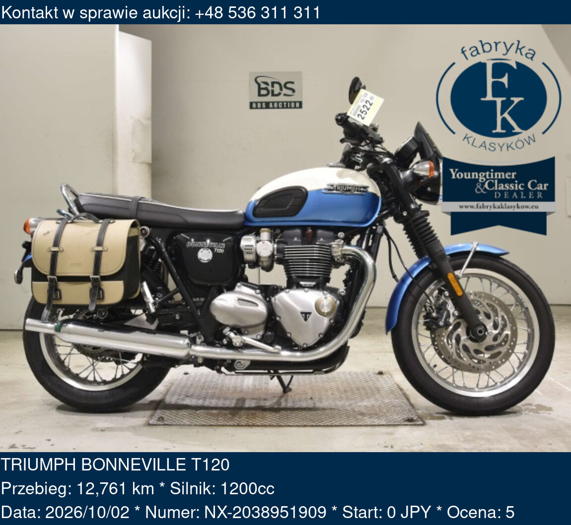 TRIUMPH BONNEVILLE T120  - zdjęcie 2
