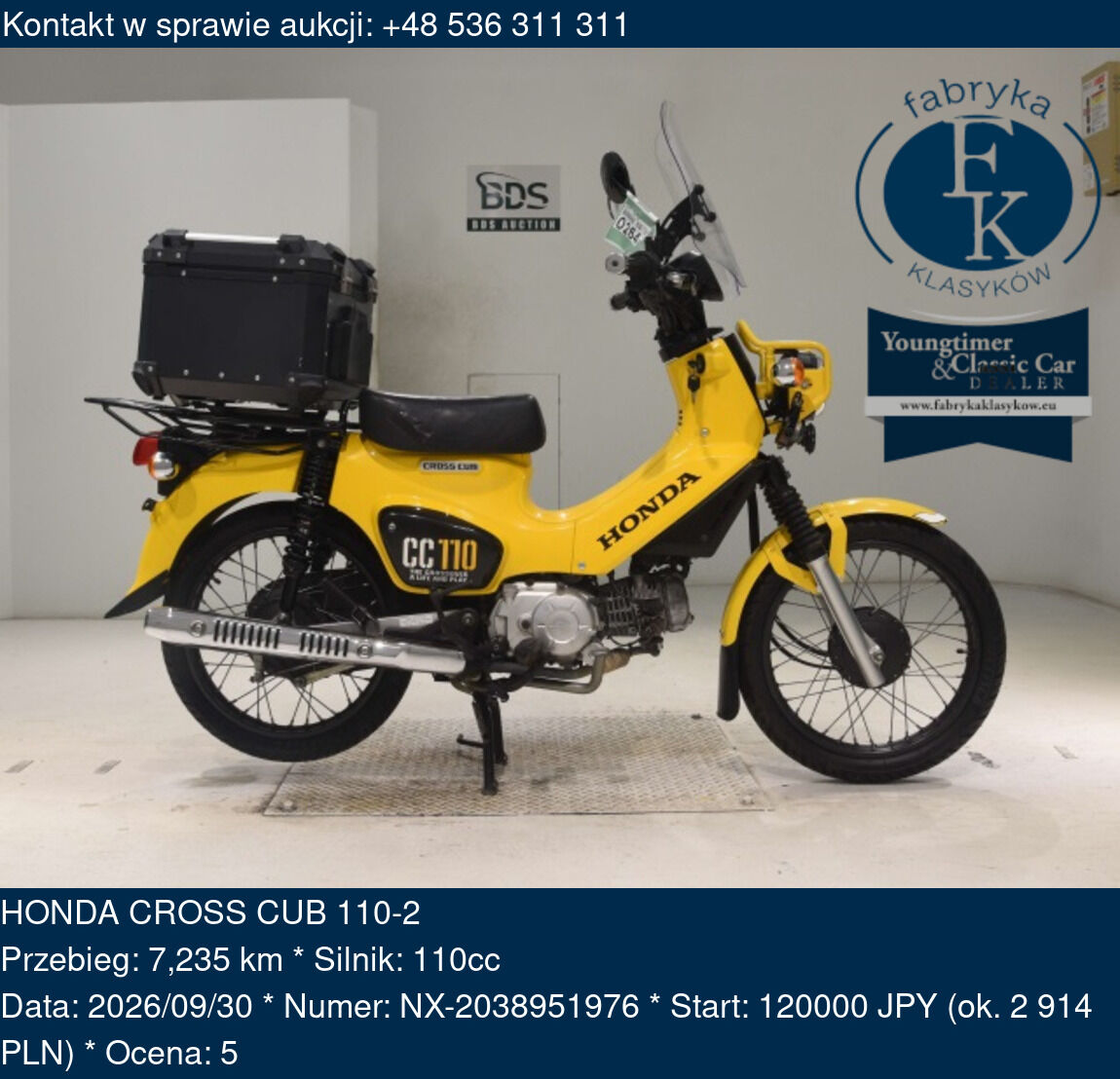 HONDA CROSS CUB 110-2  - zdjęcie 2