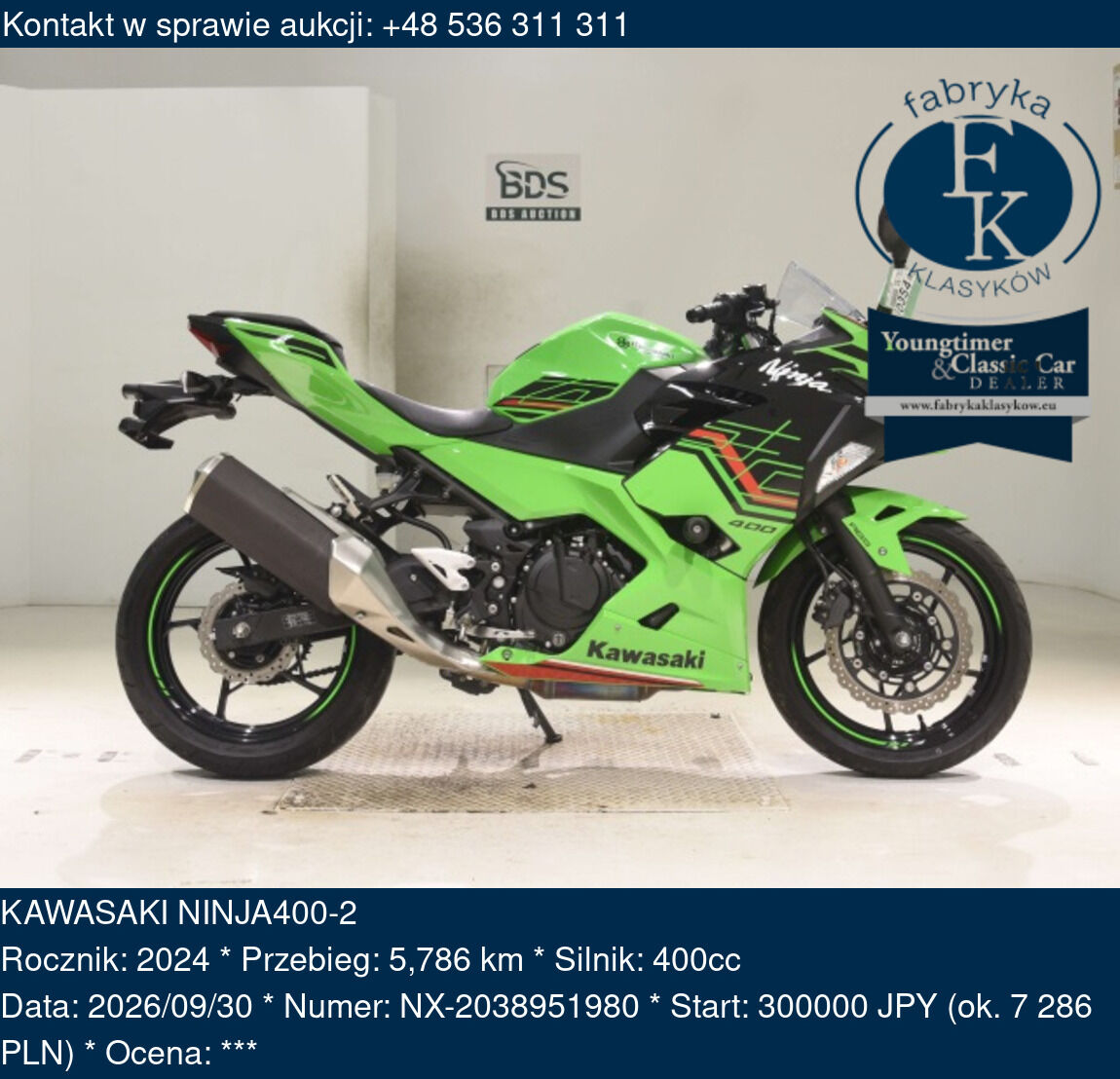 KAWASAKI NINJA400-2 2024 - zdjęcie 2