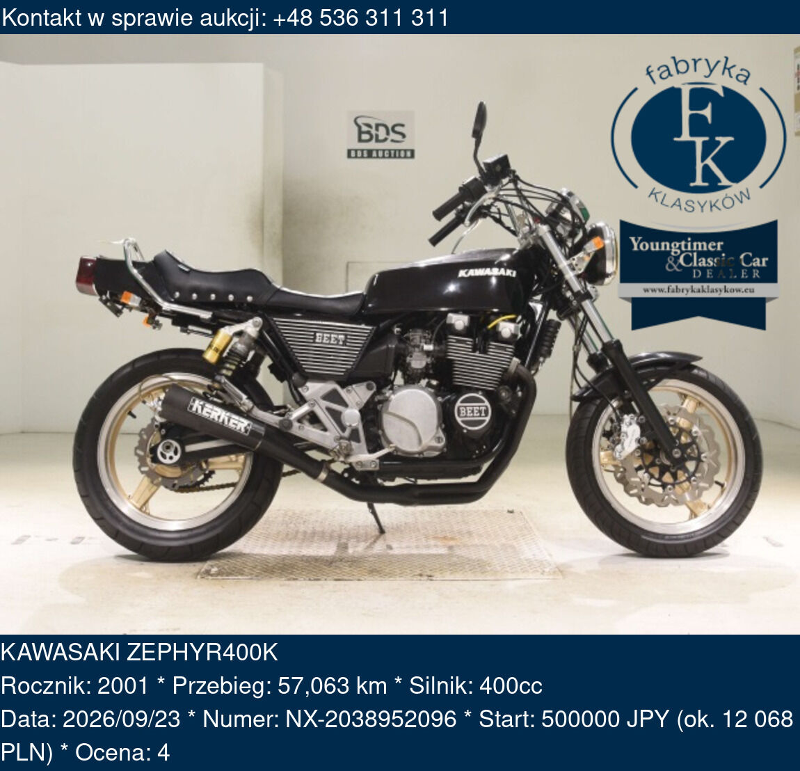 KAWASAKI ZEPHYR400K 2001 - zdjęcie 2